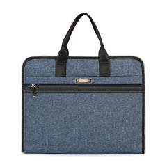 Large Capacity Nylon Briefcase for Office Meetings