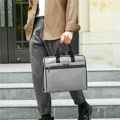 Large Capacity Nylon Briefcase for Office Meetings