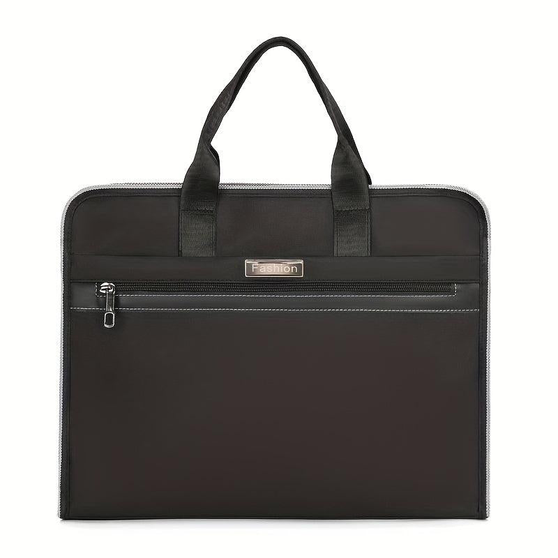 Large Capacity Nylon Briefcase for Office Meetings