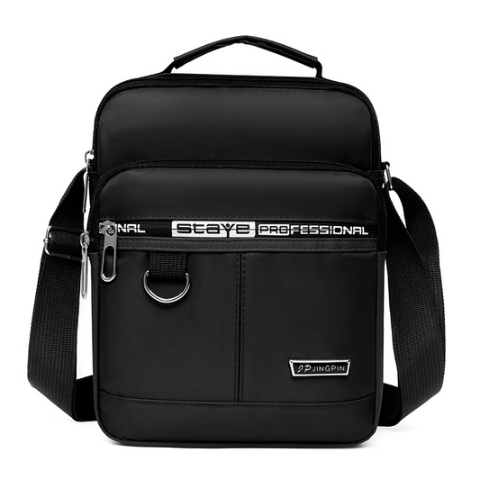 Men's Vertical Crossbody Bag Multifunctional Shoulder Briefcase
