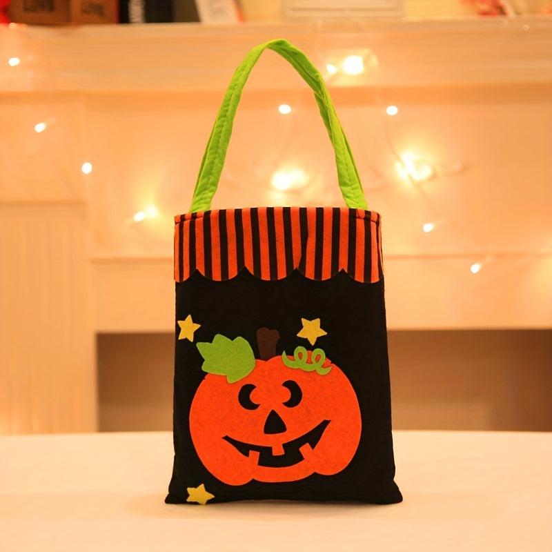 Halloween Gift Bag Tote Bag Pumpkin Ghost Cat Spider Pouch