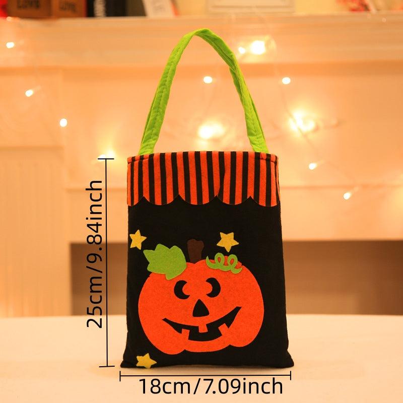 Halloween Gift Bag Tote Bag Pumpkin Ghost Cat Spider Pouch