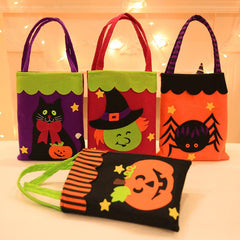 Halloween Gift Bag Tote Bag Pumpkin Ghost Cat Spider Pouch