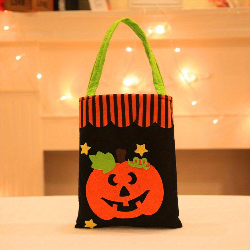 Halloween Gift Bag Tote Bag Pumpkin Ghost Cat Spider Pouch