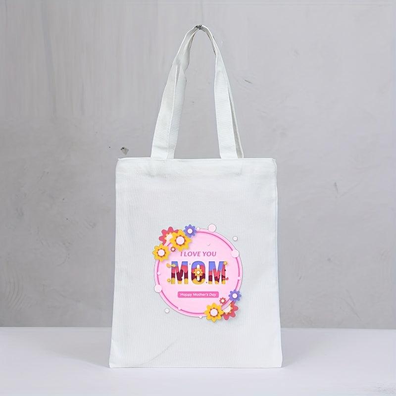 Custom Pattern Canvas Shoulder Bag - Mother's Series