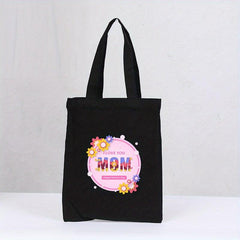 Custom Pattern Canvas Shoulder Bag - Mother's Series