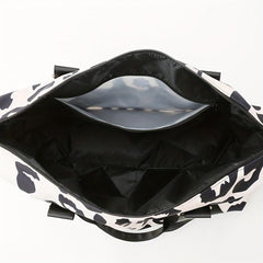 Cow Pattern Travel Large Luggage Bag Waterproof Oxford Cloth Hand held Shoulder