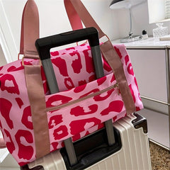 Cow Pattern Travel Large Luggage Bag Waterproof Oxford Cloth Hand held Shoulder