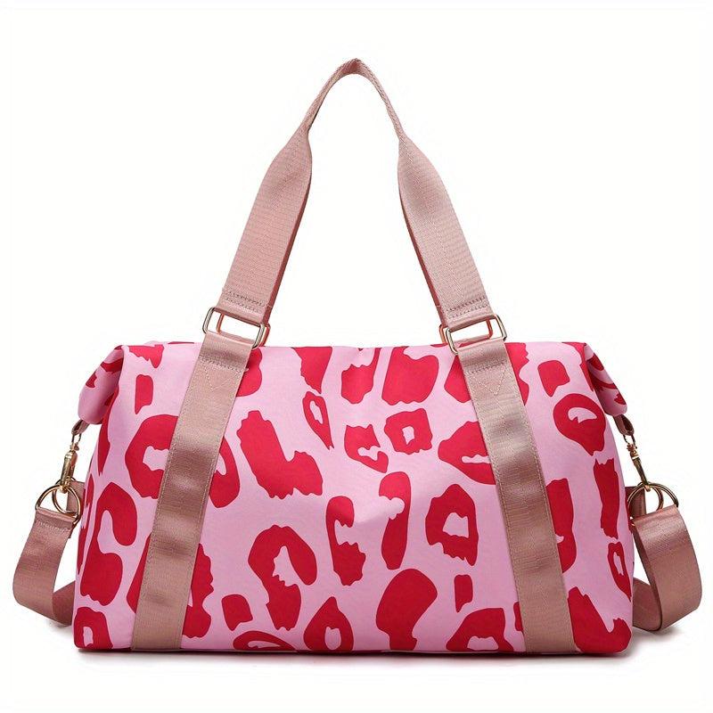 Cow Pattern Travel Large Luggage Bag Waterproof Oxford Cloth Hand held Shoulder
