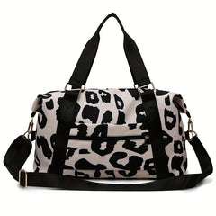 Cow Pattern Travel Large Luggage Bag Waterproof Oxford Cloth Hand held Shoulder