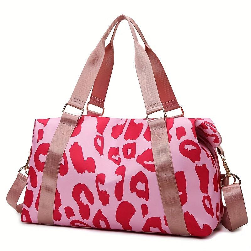 Cow Pattern Travel Large Luggage Bag Waterproof Oxford Cloth Hand held Shoulder