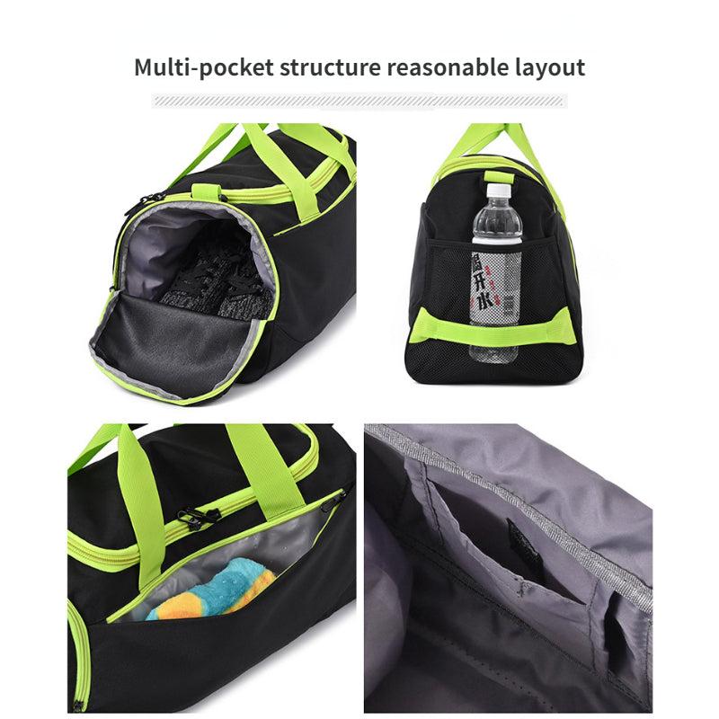 Waterproof Gym Bag with Shoe Compartment for Yoga Fitness Exercise