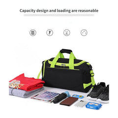 Waterproof Gym Bag with Shoe Compartment for Yoga Fitness Exercise