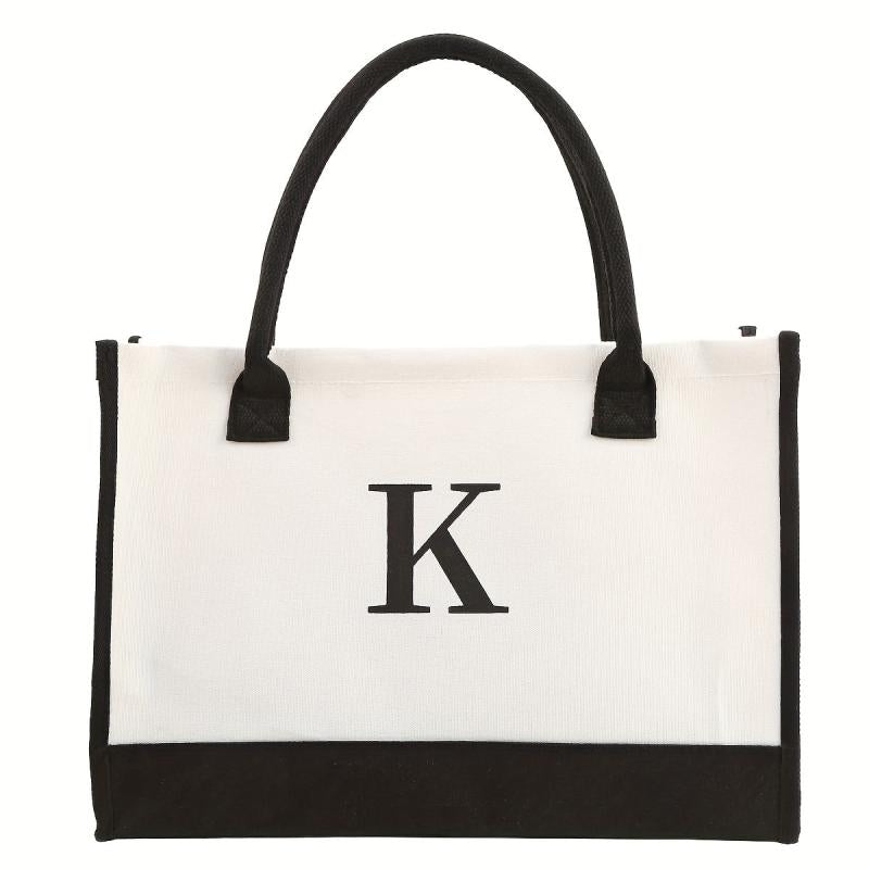 Canvas Tote Bag Handbag Large Capacity Beach Shopping Wedding Birthday Gift