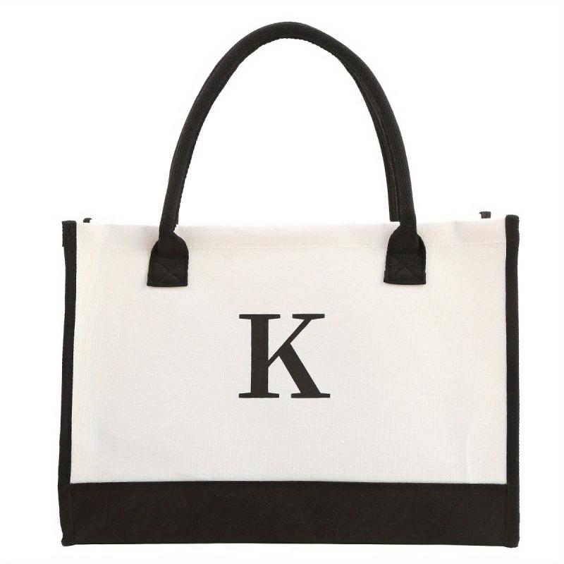 Canvas Tote Bag Handbag Large Capacity Beach Shopping Wedding Birthday Gift
