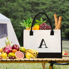 Canvas Tote Bag Handbag Large Capacity Beach Shopping Wedding Birthday Gift