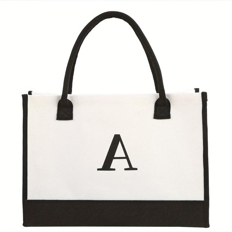 Canvas Tote Bag Handbag Large Capacity Beach Shopping Wedding Birthday Gift