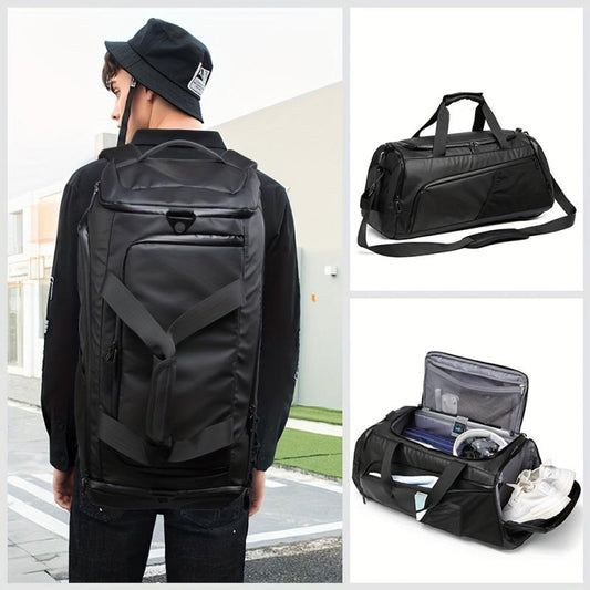 Sports Fitness Training Travel Bag With Shoes Pouch Large Capacity Handbag