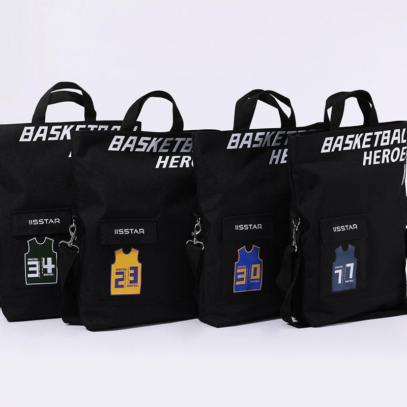 Large Capacity Multifunctional Tote Bag Bookbag Sports Basketball Jersey Handbag