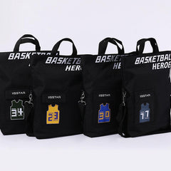 Large Capacity Multifunctional Tote Bag Bookbag Sports Basketball Jersey Handbag