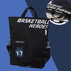 Large Capacity Multifunctional Tote Bag Bookbag Sports Basketball Jersey Handbag