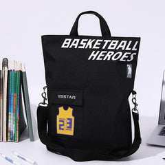 Large Capacity Multifunctional Tote Bag Bookbag Sports Basketball Jersey Handbag