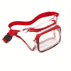 Clear Waterproof Durable Chest Bag PVC Fanny Pack Beach Sport Zipper