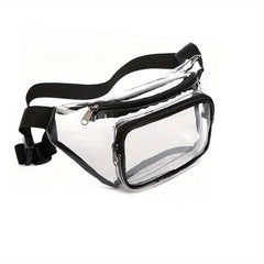 Clear Waterproof Durable Chest Bag PVC Fanny Pack Beach Sport Zipper