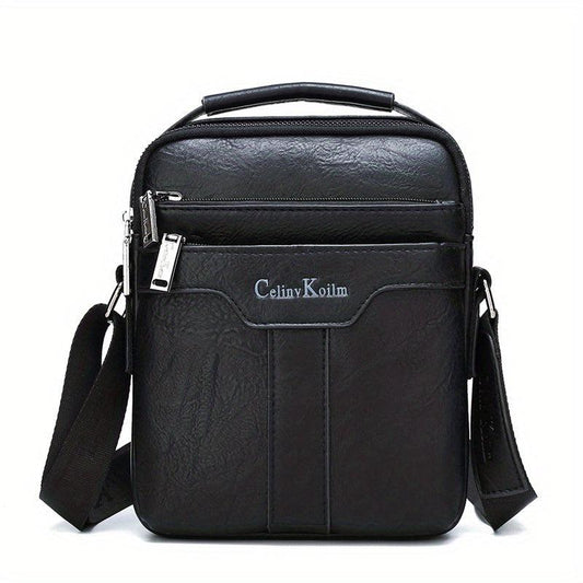 Men's Casual Large Capacity Messenger Bag Business Handbag Crossbody Bag