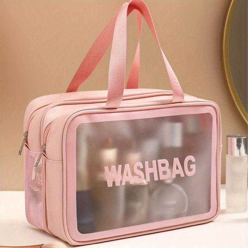 Large Capacity Toiletry Bag Dry Wet Separation Cosmetics Bag Waterproof Storage