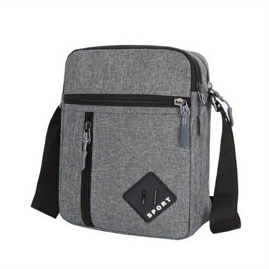 Men's Outdoor Crossbody Bag Large Capacity Messenger Bag for Daily Use