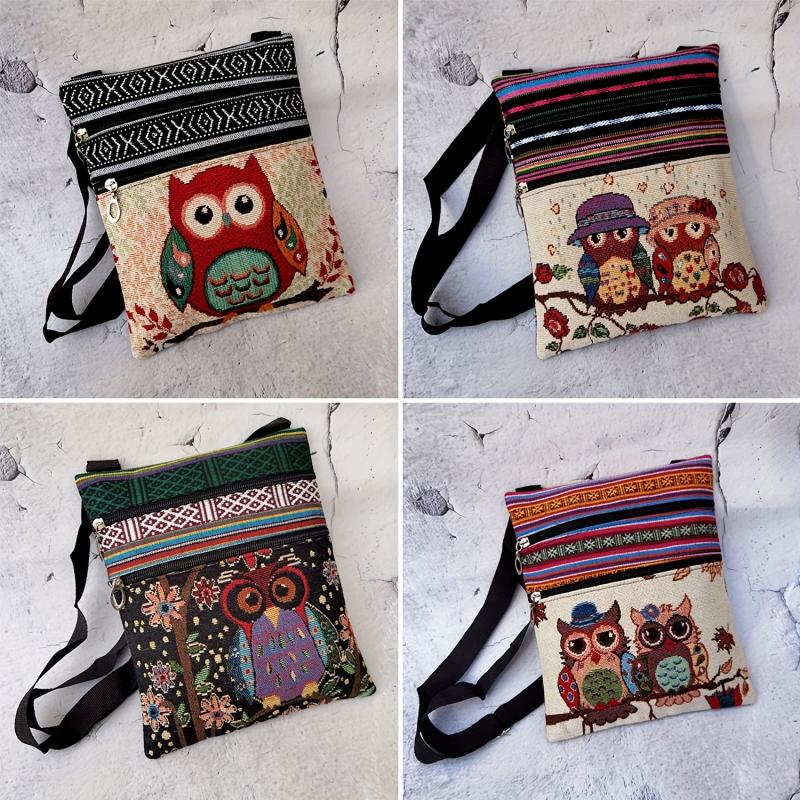 Owl Crossbody Bag Versatile Shoulder Bag Large Capacity