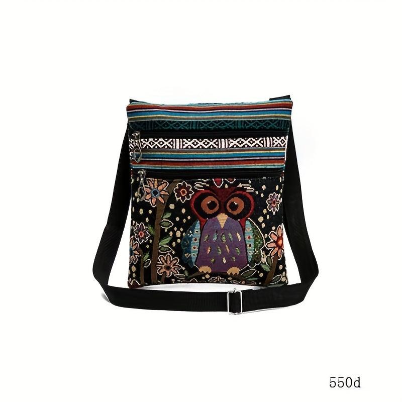 Owl Crossbody Bag Versatile Shoulder Bag Large Capacity