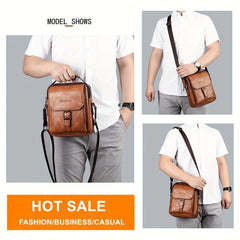 Men's Waterproof Business Shoulder Bag Crossbody Handbag