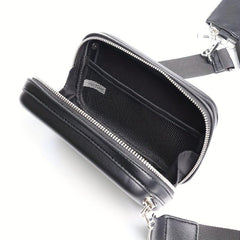 Men's Casual Crossbody Bag Messenger Bag Small Square Shoulder Bag