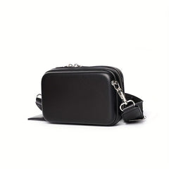 Men's Casual Crossbody Bag Messenger Bag Small Square Shoulder Bag