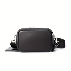 Men's Casual Crossbody Bag Messenger Bag Small Square Shoulder Bag