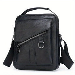 Leather Crossbody Chest Bag Business Sling Messenger Tote Travel Bag