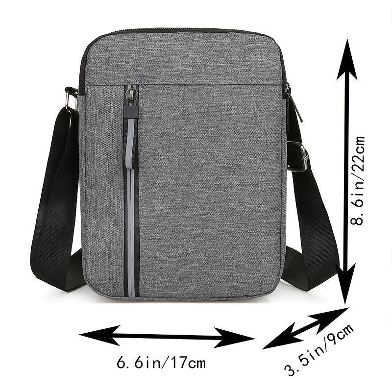 Men's Oxford Shoulder Bag Crossbody Briefcase Canvas Backpack