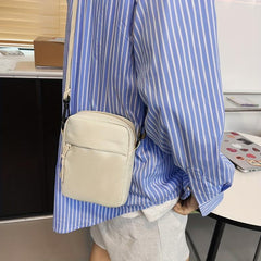 Men's Small Square Crossbody Bag Casual Shoulder Bag