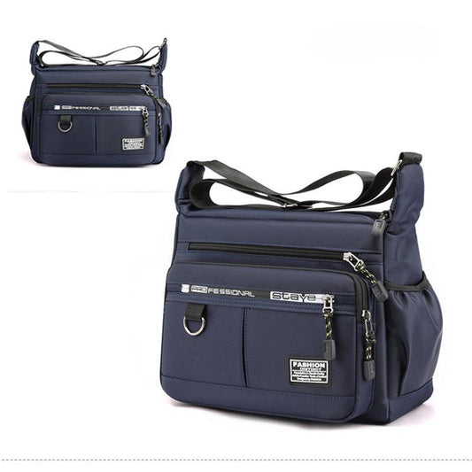 Men's Waterproof Shoulder Bag Messenger Bag Large Capacity Casual Bag