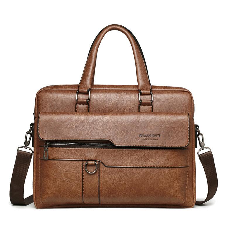 Retro Men's Shoulder Bag Briefcase Business Computer Messenger Bag