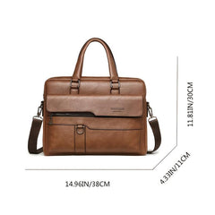 Retro Men's Shoulder Bag Briefcase Business Computer Messenger Bag
