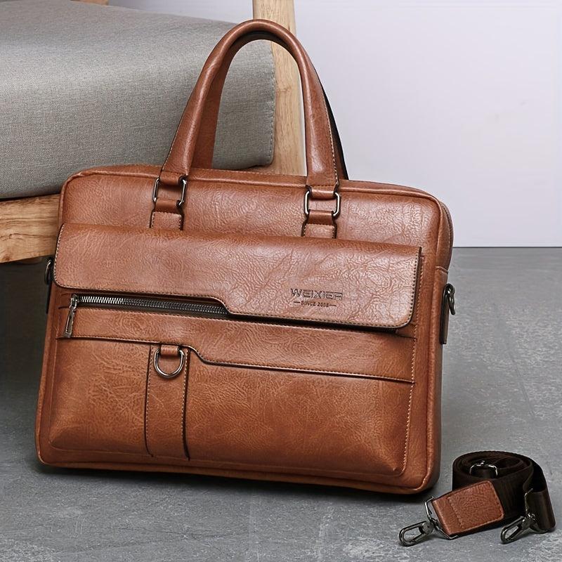 Retro Men's Shoulder Bag Briefcase Business Computer Messenger Bag