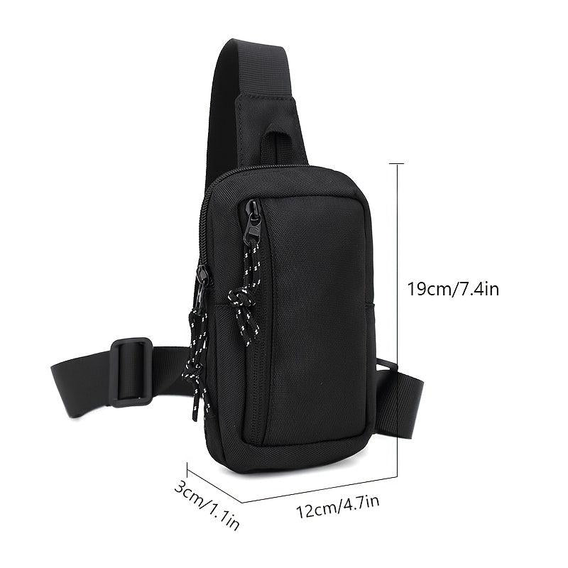 Men's Small Sling Lightweight Crossbody Bag For Travel And Hiking
