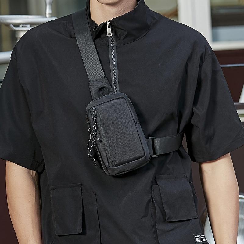 Men's Small Sling Lightweight Crossbody Bag For Travel And Hiking