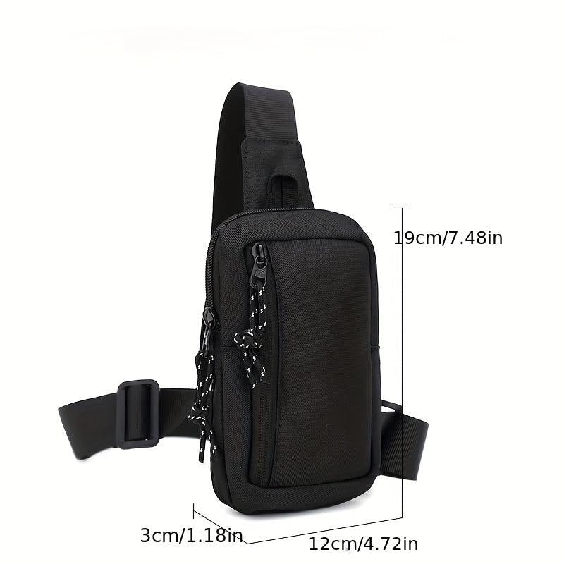 Men's Casual Shoulder Bag Travel Chest Bag Phone Bag