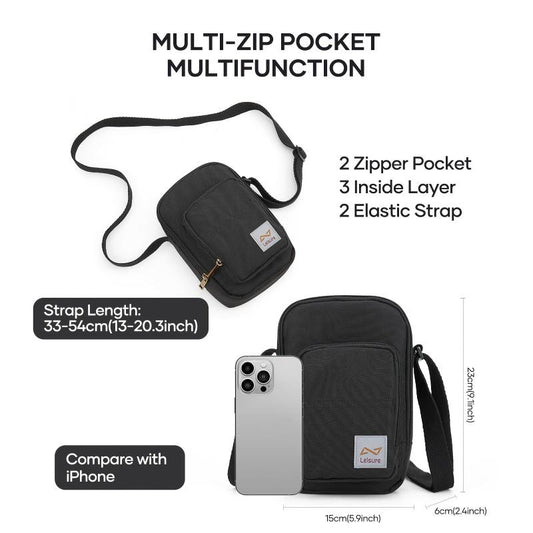 Men's Messenger Bag Casual Satchel Bag Crossbody Shoulder Bag