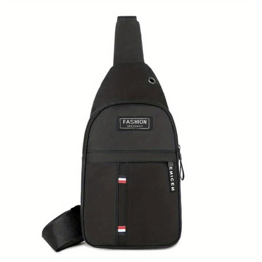 Men's Adjustable Straps Chest Bag Outdoor Sports Crossbody Bag