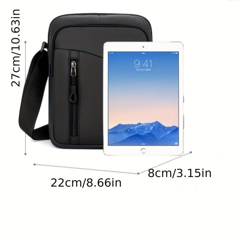 Men's Large Capacity Waterproof Shoulder Bag for Travel Business